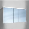 Billig 🌟 Schneider O-Line LED Spiegelschrank 012 130/3/LED, 3 Türen, Beleuchtung Oben Und Unten, Ausführung: EU-Norm/Korpus Weiss – 164.331.02.02 💯 5
