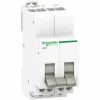 Schlussverkauf 🤩 SCHNEIDER ELECTRIC Schneider 1-0-2 20A Schalter 2 Module ISSW 2 Stromkreise A9E18074 🔔 7