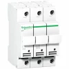 Brandneu ✔️ SCHNEIDER ELECTRIC Schneider-Sicherungshalter 3P 32A 10.3X38 3 Module A9N15656 😀 5