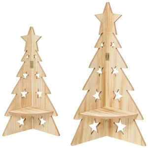 Brandneu ⌛ SCHNEIDER ELECTRIC Deko-Objekt-Set 2-tlg. X-Mas-Tanne Mit Ablagefläche Stern-Spitze Eck-Regal Deko ⭐ 7