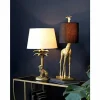 Schlussverkauf 👍 SCHNEIDER ELECTRIC Tischleuchte Tischlampe Lampe Mit Metallfuß Monkey Leuchte Deko Höhe Ca. 58 Cm ✔️ 17