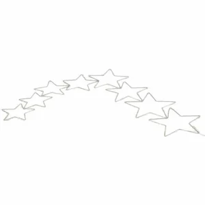 Bestes Angebot 🔔 SCHNEIDER ELECTRIC LED Türrahmen Deko Stern Metall Wohnzimmedeko Weihnachtsdekoration B37 X H62 Cm 😍 7