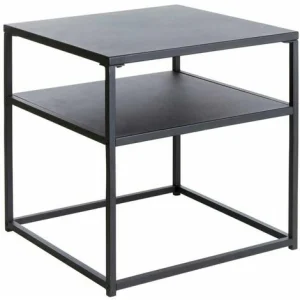 Coupon 🤩 SCHNEIDER ELECTRIC Beistelltisch Lara Couchtisch Tisch Sofatisch Nachttisch Mit Ablage Metall 😍 6