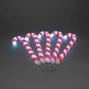 Top 10 🧨 SCHNEIDER ELECTRIC 5x LED Zuckerstangen Garten Weihnachtsleuchten Beleuchtung Weihnachten Leuchte 😀 6