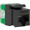 Aktion 🛒 SCHNEIDER ELECTRIC RJ45 Keystone UTP CAT6 Stecker Schwarz 🔔 5