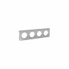 Brandneu 😀 SCHNEIDER ELECTRIC – ODACE TOUCH, ALU PLATTE 4 HORIZ. OFFEN. ABSTAND 71MM – S530808 😀 5