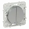 Bestpreis 🌟 SCHNEIDER ELECTRIC – ODACE, ALU BELEUCHTETER DRUCKTASTER, 10 A, SCHRAUBE, BLAUE LED 0,15 MA POSITION – S530276 ❤️ 7