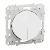 Großhandel 🔔 SCHNEIDER ELECTRIC S520285 ODACE, DRUCKKNOPF + ZWEIWEGE, 10 A, WEISS ODACE, ZWEIWEGE + WEISSER DRUCKTASTER, 10 A 👍 5