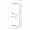 Schlussverkauf ⭐ SCHNEIDER UNICA PLATTE – 2 POSITIONEN – 2 X 2 MODULE – VERTIKAL – WEISS – WEISSER LINER SCHNEIDER ELECTRIC ❤️ 7