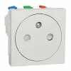 Besorgen ⌛ UNICA – 2P+E BUCHSE – FR – 90 – QUICK CROSSING STECKVERBINDER – WEISS – NUR M AC SCHNEIDER ELECTRIC 🤩 5