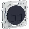 Beste Bewertungen von 🔔 SCHNEIDER ELECTRIC – ODACE, DOPPELSOCKEL RJ45 ANTHRAZIT, OHNE STECKER – S540410 💯 5