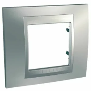 Rabatt ⭐ SCHNEIDER ELECTRIC SC5MGU66002038 PLATTE 1 POSTCHROM SATIN ALU UNICA OBERSEITE MGU66.002.038 😉 7