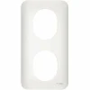 Auslauf ⭐ OVALIS – ABSCHLUSSPLATTE – 2 VERTIKALE Pfosten – ABSTAND 57MM SCHNEIDER ELECTRIC 💯 5