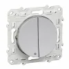 Großhandel ✨ SCHNEIDER ELECTRIC – ODACE, ZWEIWEGE + ZWEIWEGE LICHT ALU, 10 A, SCHRAUBE, ORANGE LED 1,5 MA – S530273 🎉 5
