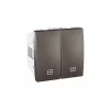 Billig 🔥 SCHNEIDER UNICA GRAPHIT ROLLLADENSCHALTER 10 A SCHNELLVERBINDUNG 2 MODULE SCHNEIDER ELECTRIC SCHMGU3.208.12 👍 7