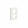 Rabatt 👍 SCHNEIDER ELECTRIC ODACE TOUCH, WEISSE PLATTE 2 VERTIKALE POSITIONEN 57MM 😉 5