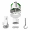 Bestes Angebot ❤️ SCHNEIDER ELECTRIC SCHNEIDER MULTIFIX AIR CENTER POINT DCL FLUSH D67 P50 + E27 SOCKEL + BLATT – IMT35021 🎁 7