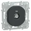 Neu ❤️ SCHNEIDER ELECTRIC SCHNEIDER OVALIS TV-STECKER ANTHRAZIT – S340405 💯 7