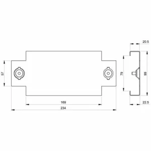 Schlussverkauf 👏 SCHNEIDER ELECTRIC Schneider Prisma P P400 Seitenwand 2 Stück LVS08720 🔔 6